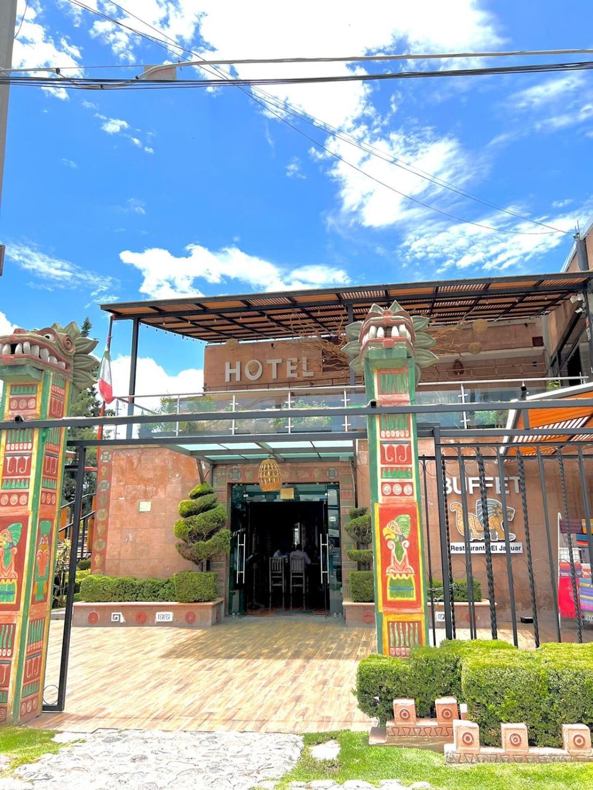 Hotel El Jaguar Сан-Мартин-де-лас-Пирамидес Экстерьер фото