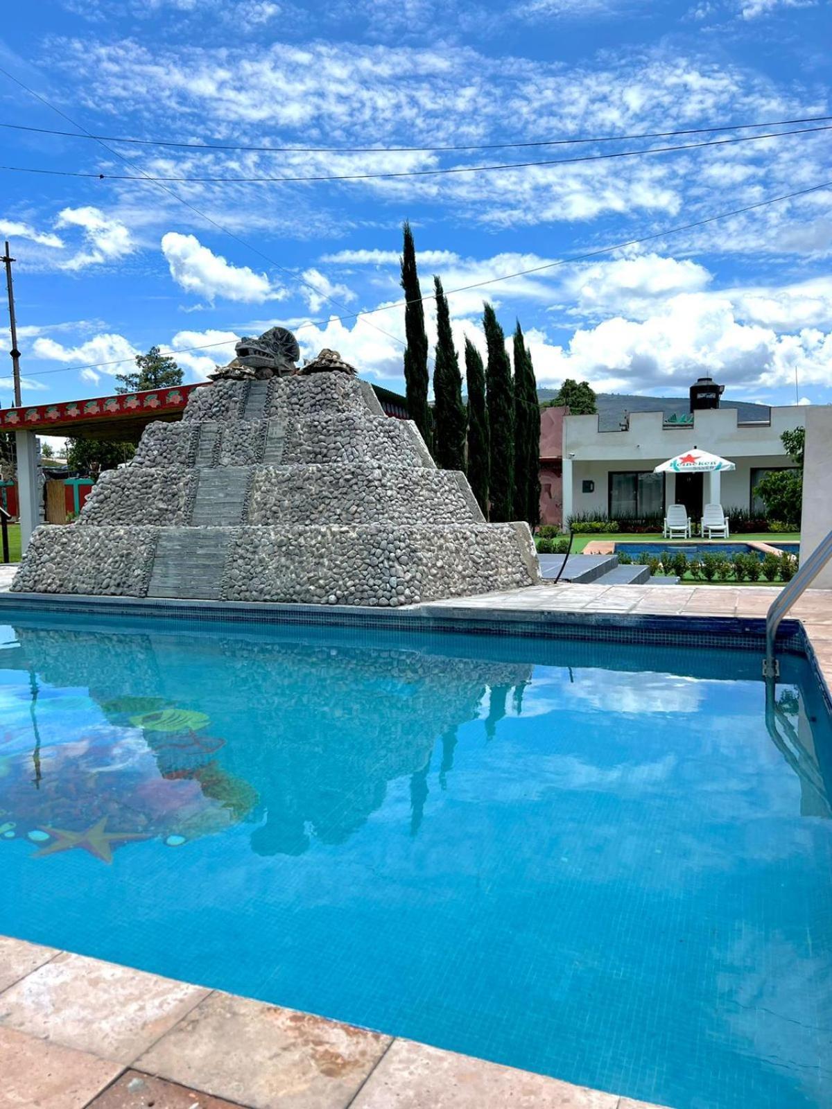 Hotel El Jaguar Сан-Мартин-де-лас-Пирамидес Экстерьер фото